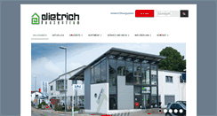 Desktop Screenshot of dietrich-bauzentrum.de